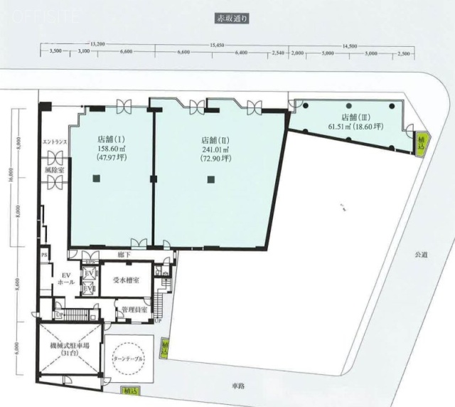 赤坂檜町ビル101 間取り図