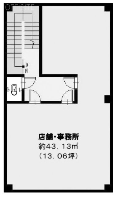 第二朝日荘ビル2F 間取り図