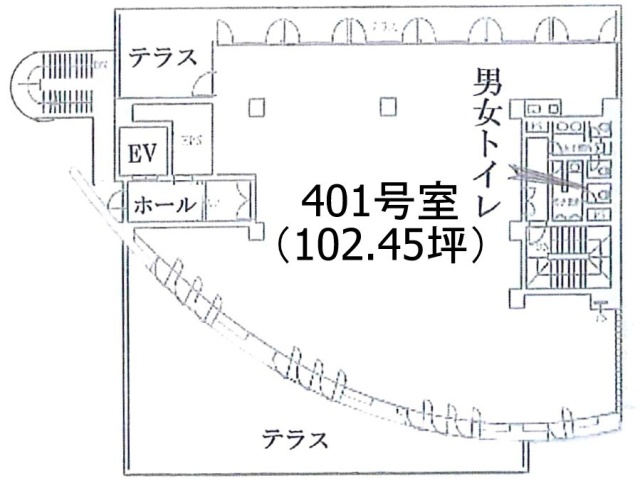 Flos幡ヶ谷401 間取り図