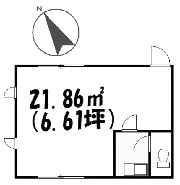 井口ビル2F 間取り図