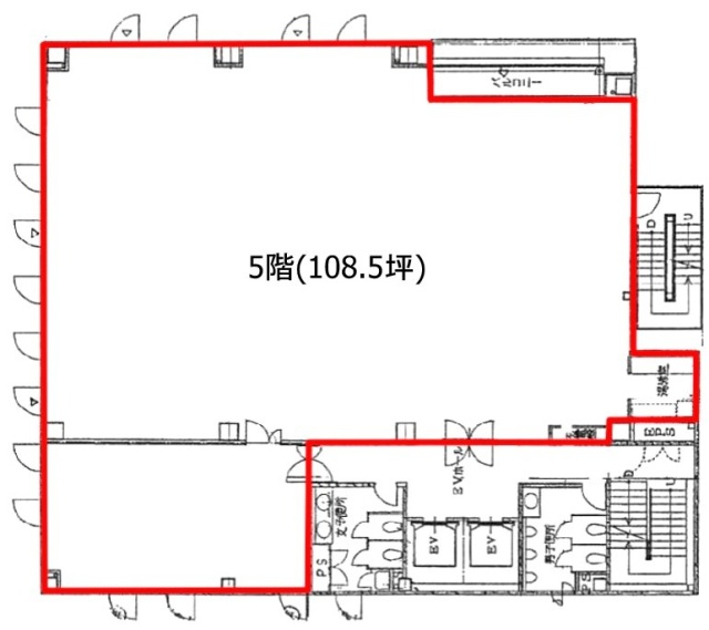 三和港南ビル5F 間取り図