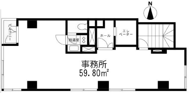 関ビル6F 間取り図