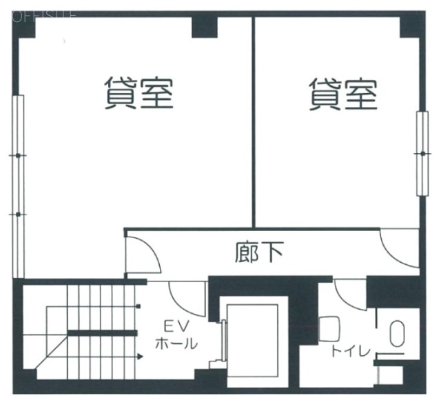 みやびビル6F 間取り図
