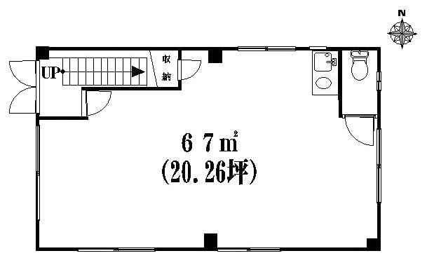 第12信興ビル1F 間取り図