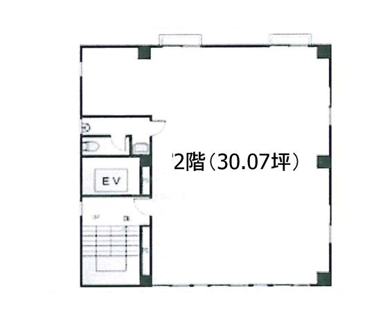 早稲田オアシスビル2F 間取り図