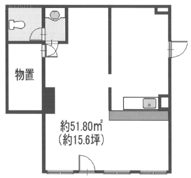 坂本ビル1F 間取り図