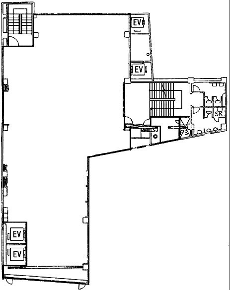 井門道玄坂ビル6F 間取り図