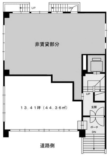 大和ビル1F 間取り図