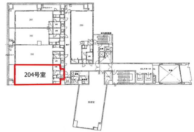 JL日本橋ビル204 間取り図