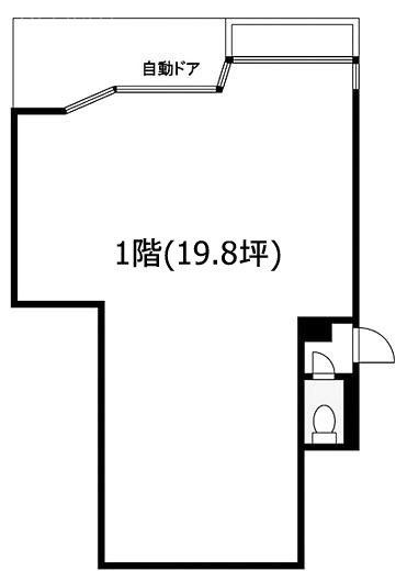 コスモスビル1F 間取り図