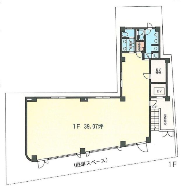 クレイン赤坂ビル1F 間取り図