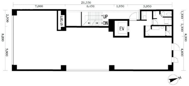 レモンビルパートⅡ6F 間取り図
