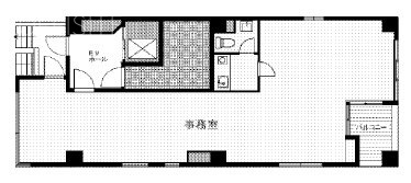 千葉ビル4F 間取り図