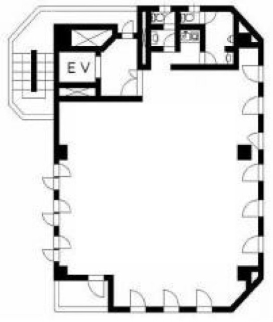 入交(いりまじり)ビル4F 間取り図