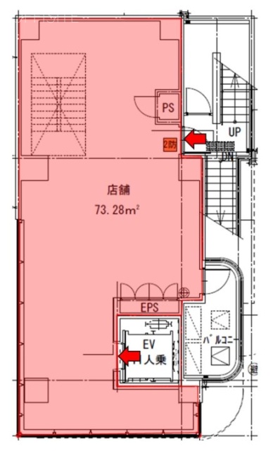 (仮)モモキタビル2F 間取り図