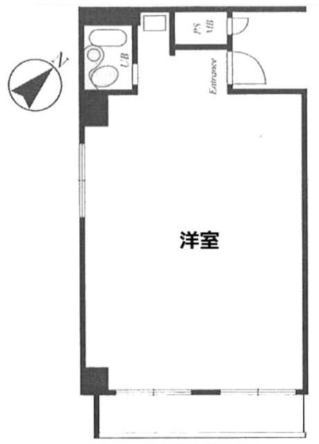 ブルーハイツ茅場町702 間取り図