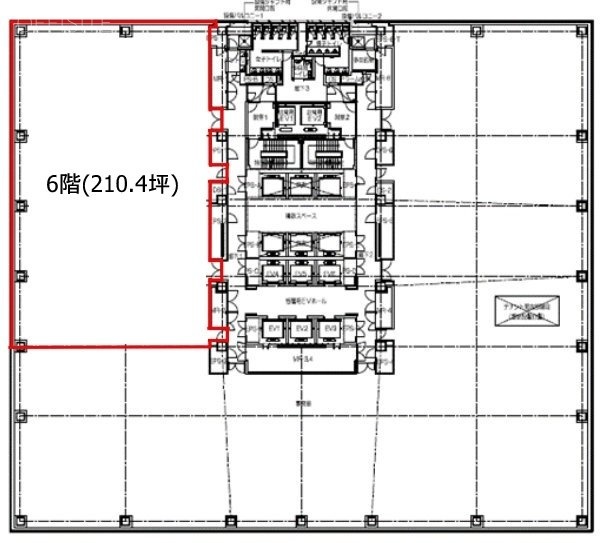 有明セントラルタワー6F 間取り図