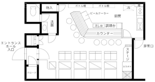 二興ビル新小岩103 間取り図