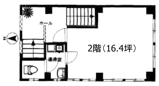 ヤマキ・リーディングビル2F 間取り図