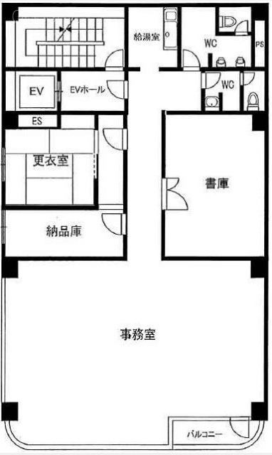 IDビル千葉3F 間取り図