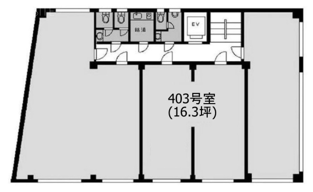 伊藤第二ビル403 間取り図