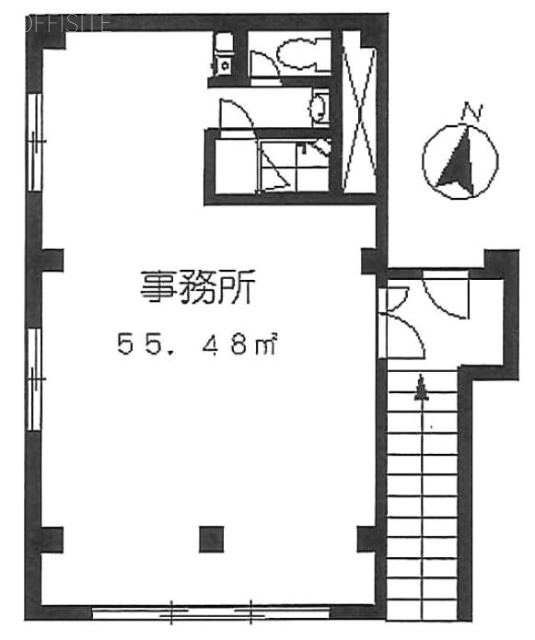 クラウンビル2F 間取り図