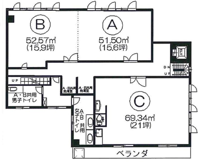 KTビルA 間取り図