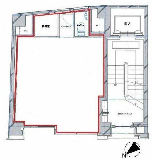 陽光銀座ビル1F 間取り図