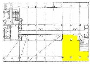 築地会館7F 間取り図