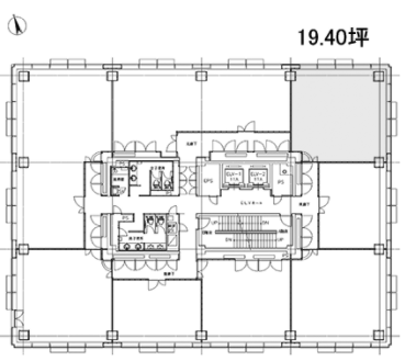 六本木ヒルズけやき坂テラス408 間取り図