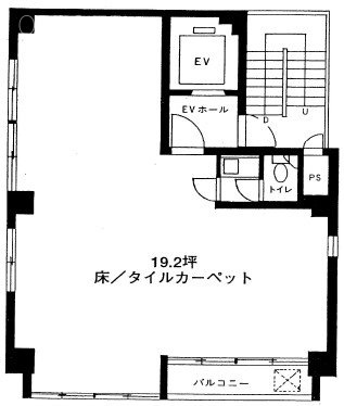 川名ビル3F 間取り図