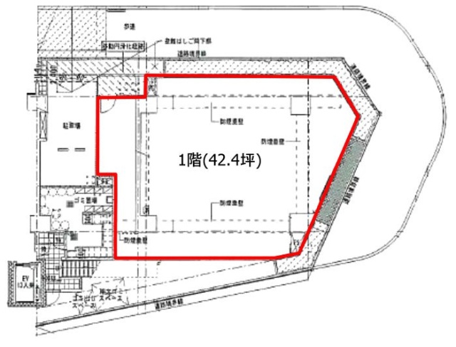 レジディア日本橋馬喰町Ⅱ1F 間取り図