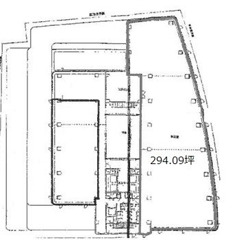 パシフィックマークス新宿パークサイド6F 間取り図