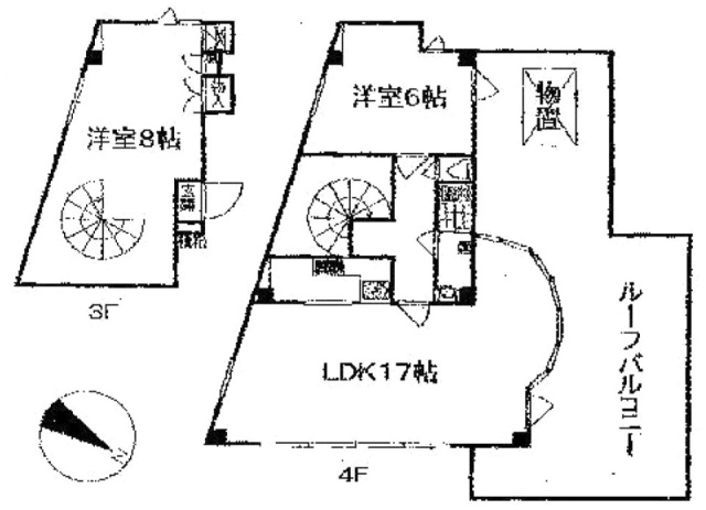 第2メゾンブーケビル302 間取り図