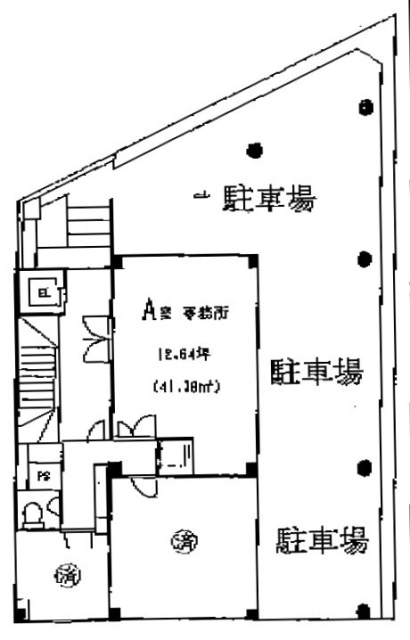 日経タイプビルA 間取り図