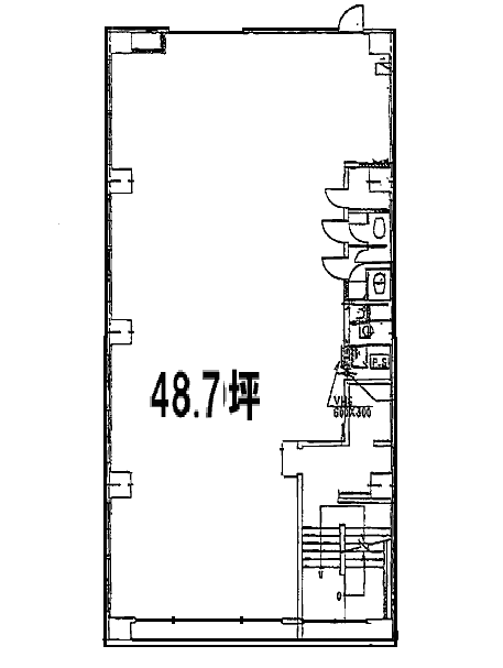 犬山ビル1F 間取り図