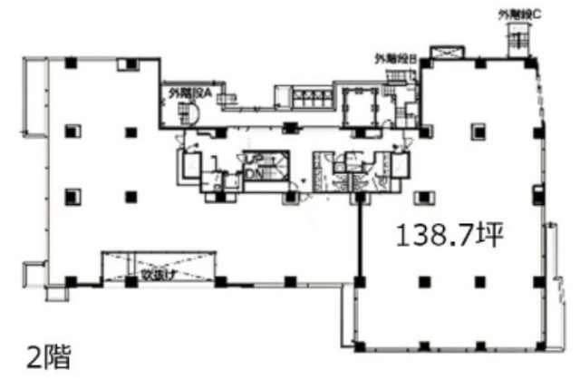 五番町KUビルB 間取り図