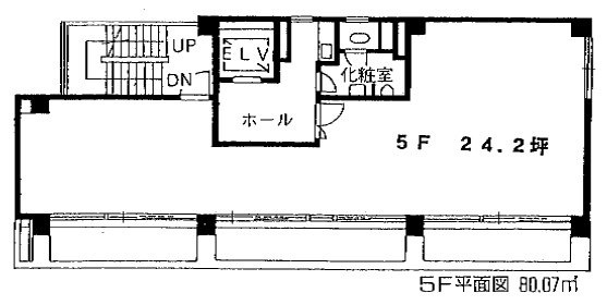 山崎2ビル5F 間取り図