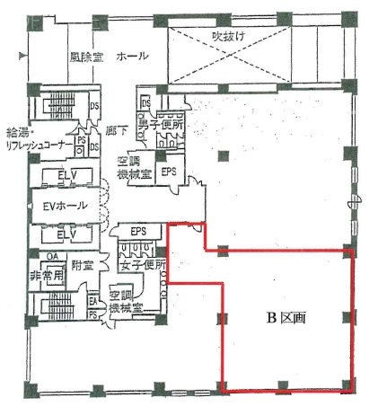 KDX府中ビルB 間取り図