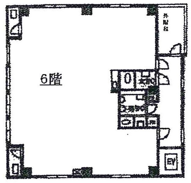 杉本ビル6F 間取り図