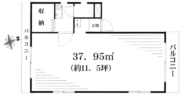 浅美ビル3F 間取り図