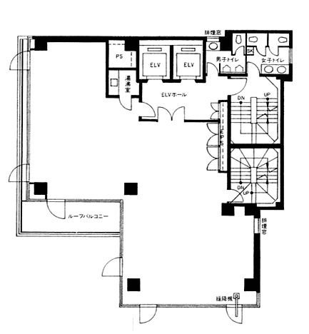 ユニゾ八重洲2丁目ビル7F 間取り図