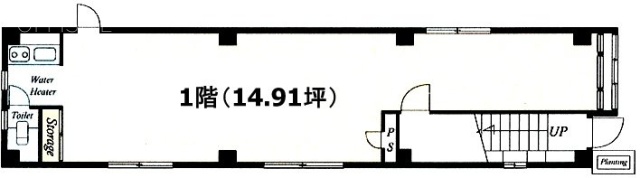 前川ビル1F 間取り図