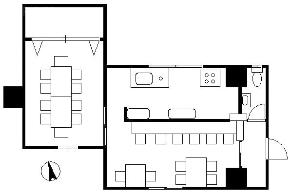 フェスタ花川戸1F 間取り図