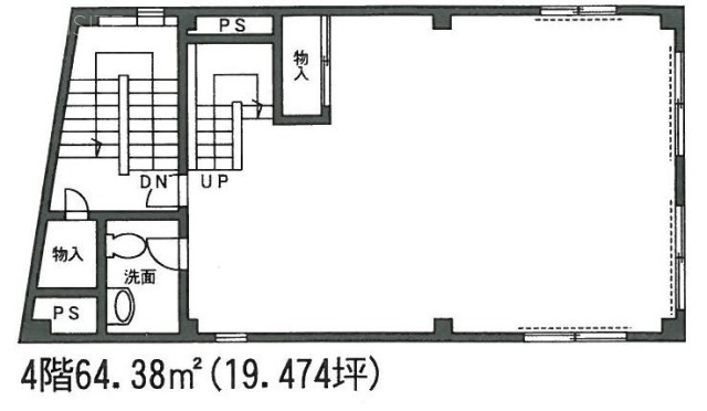 明邦ビル4F 間取り図