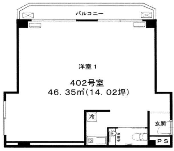 ステラハイム神山402 間取り図