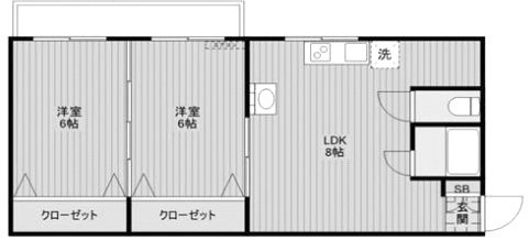 LUCA(ルカ)407 間取り図