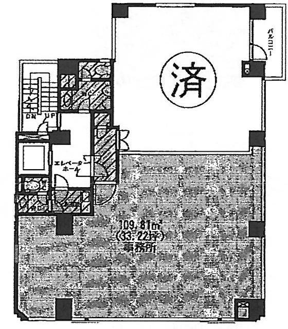 塩田本館ビル2F 間取り図