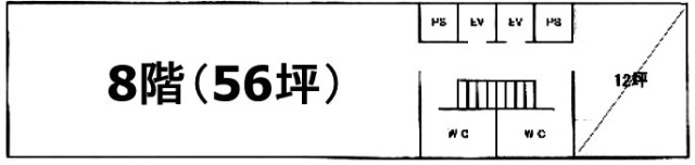 青柳ビル8F 間取り図