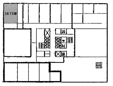 産業貿易センタービル9F 間取り図